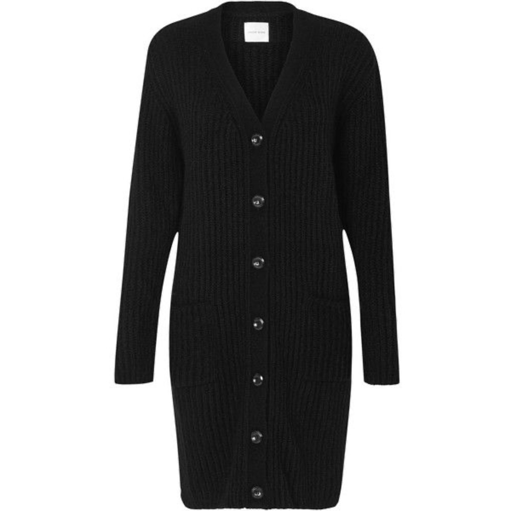 Anine Bing Long Black Cardigan